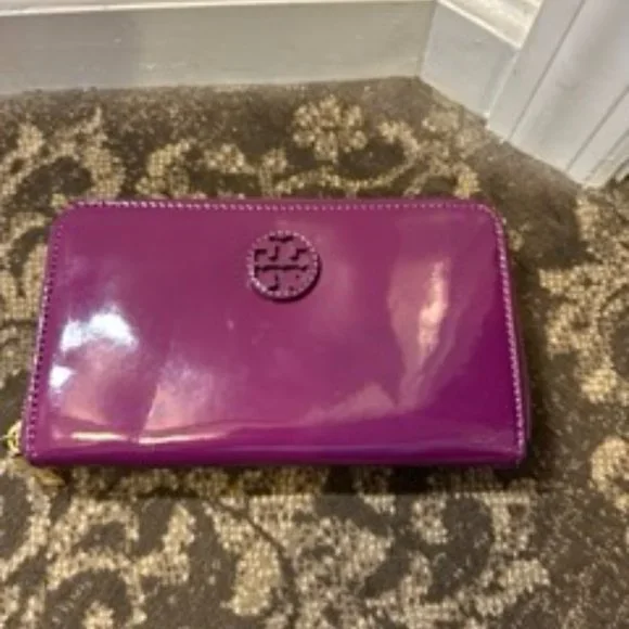 Tory Burch Accessories Tory Burch Purple Patent Leather